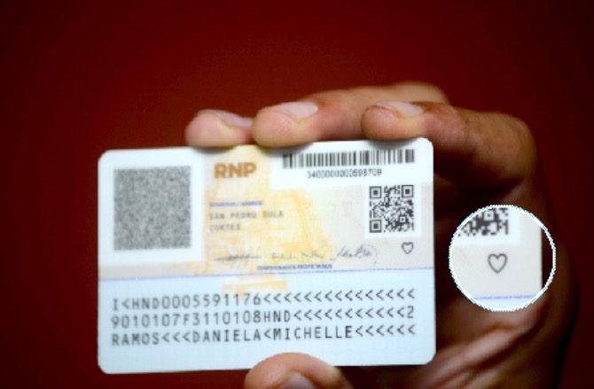 ¿Sabes lo que significa el corazón al reverso de tu DNI?