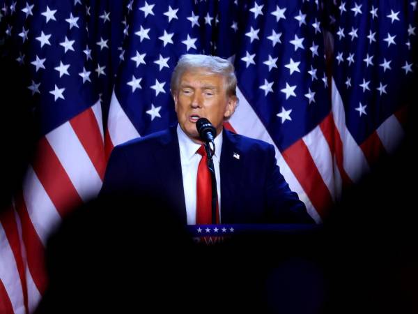 El virtual presidente de Estados Unidos, el republicano Donald Trump. EFE/CRISTOBAL HERRERA-ULASHKEVICH