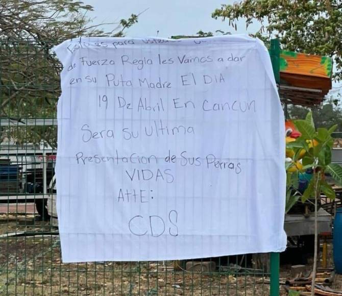 Y es que a través de una “narcomanta” dejada frente a una iglesia, el cártel mexicano de Sinaloa dedicó un gran mensaje a la agrupación musical de Fuerza Regida.