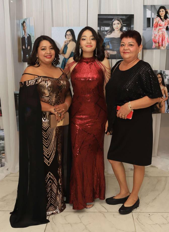 Jessica Figueroa, Emy Baide y Mercedes Madrid