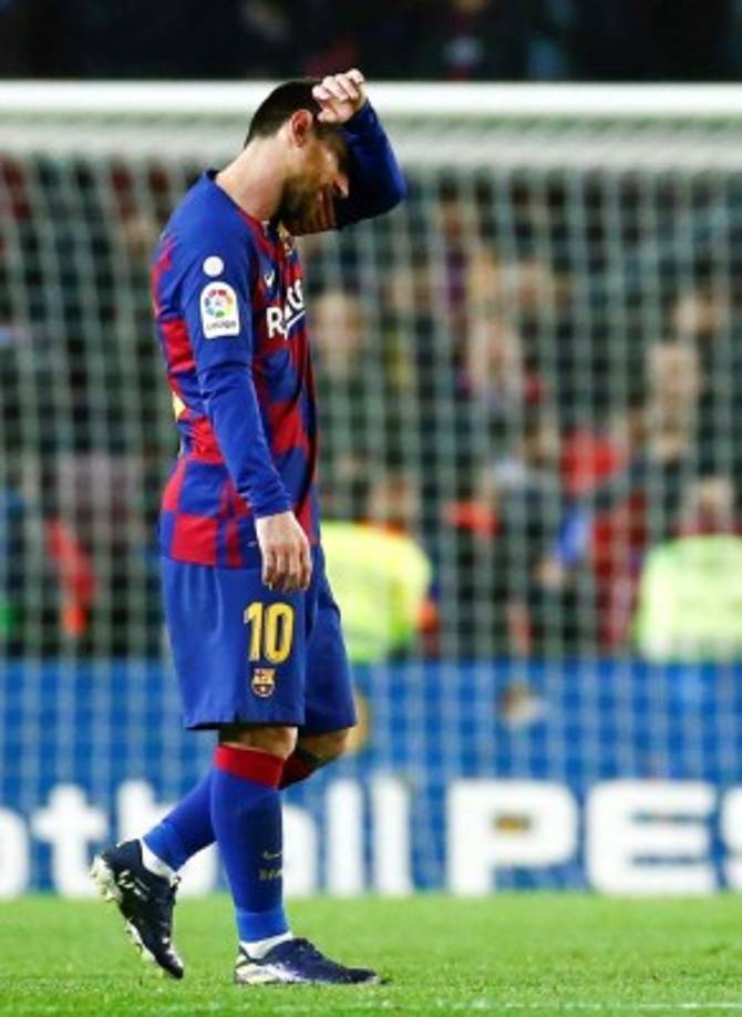 Así se retiró Lionel Messi del campo de juego.