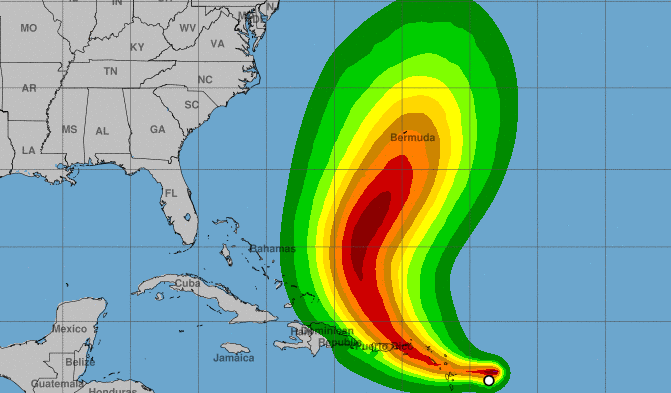La tormenta Ernesto gana fuerza mientras se acerca a Puerto Rico y las Islas Vírgenes