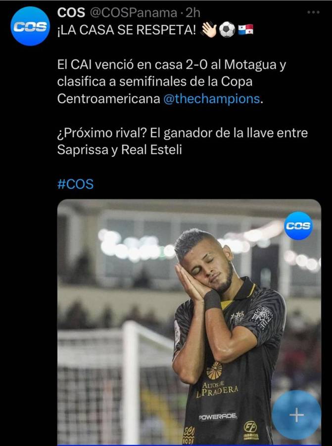 Motagua se medirá ante el CAI de Panamá por los cuartos de la Copa  Centroamericana - Hondudiario - Primer Periodico Digital de Honduras