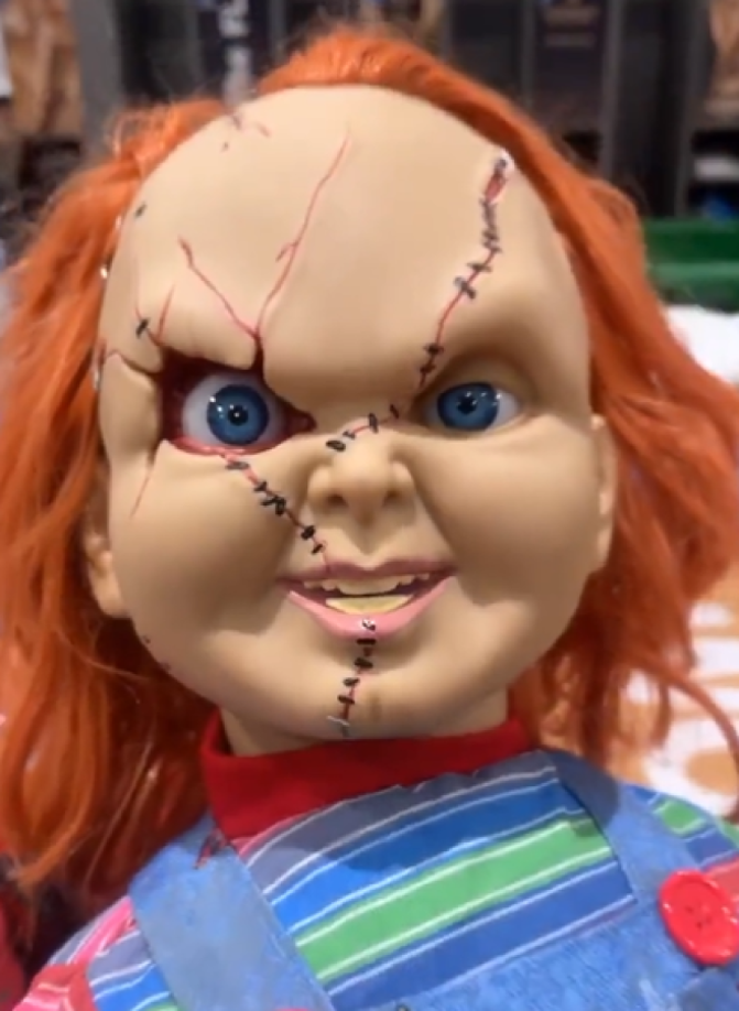 Chucky ha estado presente con los jugadores argentinos antes de que ganaran la Copa América frente a Brasil. Es un amuleto que ellos consideran les ha traído suerte.