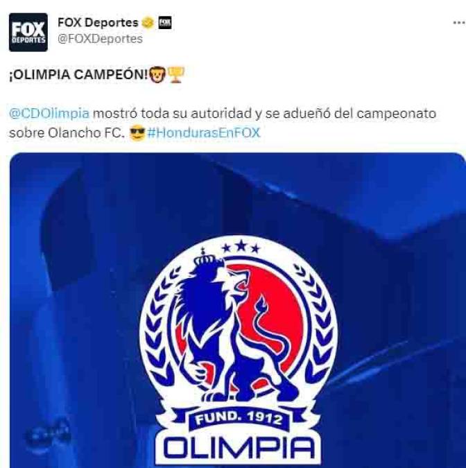 La cadena Fox Deportes.