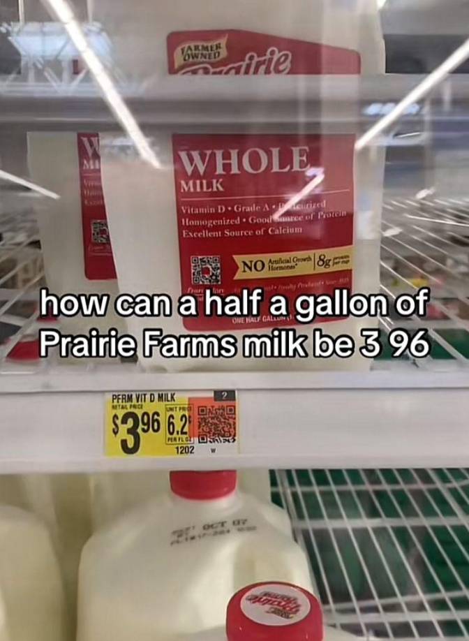 Además, el productor admitió un sesgo a favor de Prairie Farms, ya que esta empresa compra leche de su propia granja. 