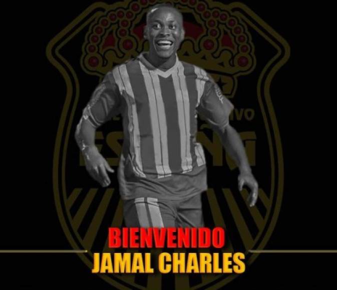 Jamal Charles: El Real España hizo ofical la llegada del delantero de Granada, llega procedente del Lobos BUAP de México. Anteriormente estuvo con el Vida de La Ceiba, en donde marcó 14 goles en 31 partidos con los cocoteros.<br/>