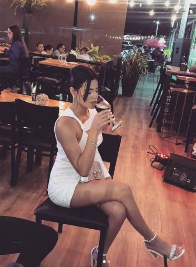 María Cruz, una bella joven de 19 años originaria de Catacamas, Olancho, es la novia del atacante Agustín Auzmendi del Motagua.