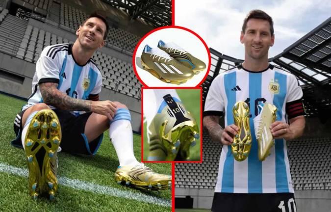 Espectaculares, pero con amargo detalle: así son los tacos de Messi para el Mundial Qatar 2022 - Diario La Prensa