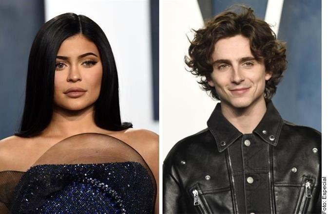Kylie Jenner y Timothée Chalamet.