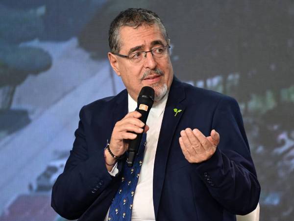 Fotografía de archivo en donde se ve al presidente de Guatemala, Bernardo Arévalo de León.