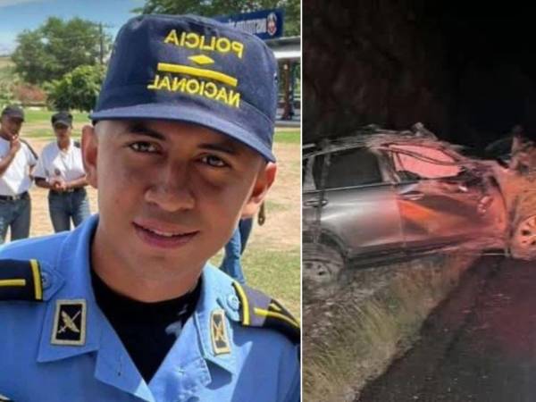 Un brutal accidente apagó la vida del subinspector policial, César Eduardo Villatoro.