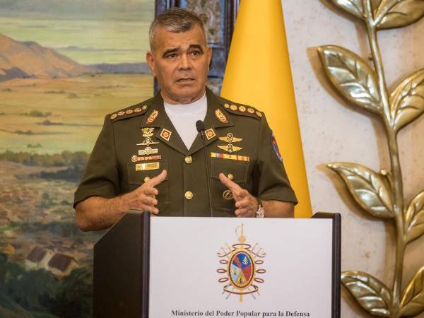 El ministro defensa de Venezuela, Vladimir Padrino López, en una fotografía de archivo.