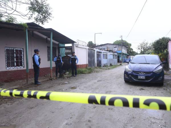 Foto de archivo de una escena del crimen.