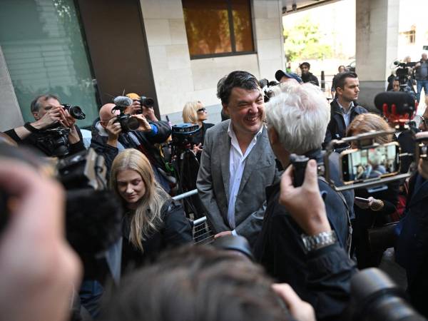 Graham Linehan, activista antitransgénero, fue arrestado por sus publicaciones en línea. (Justin Tallis/Agence France-Presse — Getty Images)