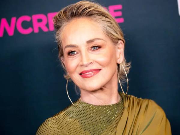 La actriz y productora estadounidense, Sharon Stone.