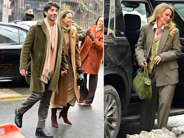 Justin Baldoni y Blake Lively llegan a la corte este miércoles 11 de febrero.
