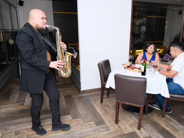 Jorge Ríos cautivó a los asistentes el pasado fin de semana en Pat’s.