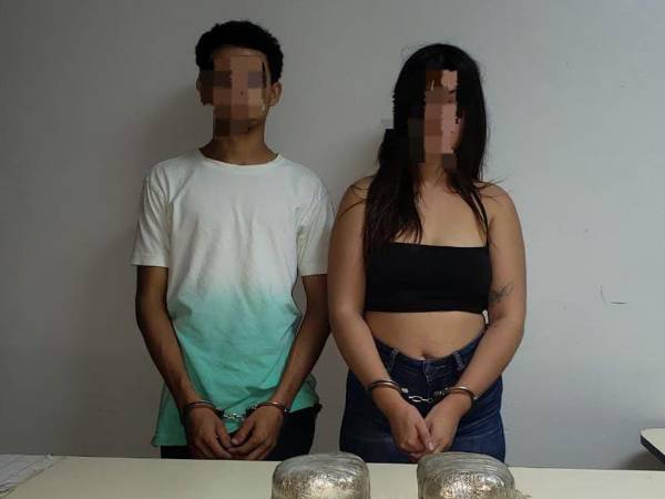 Los detenidos fueron presentados por la Policía.