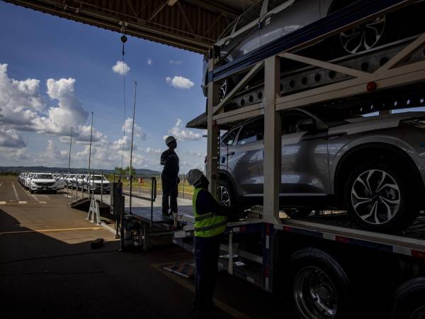 Great Wall Motor es uno de los principales exportadores chinos de VEs costeables. En su fábrica en Iracemápolis.