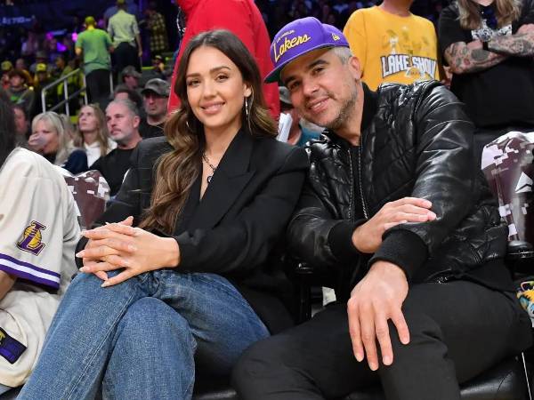 Jessica Alba y Cash Warren en una foto de archivo.