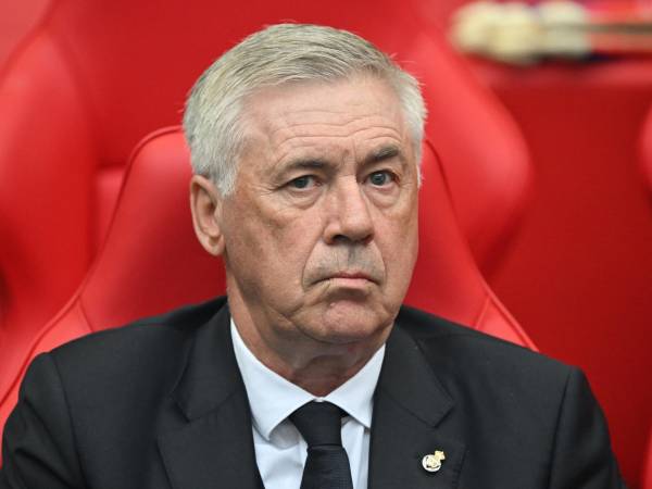 Carlo Ancelotti durante la gran final de la Champions League entre el Real Madrid y Dortmund.