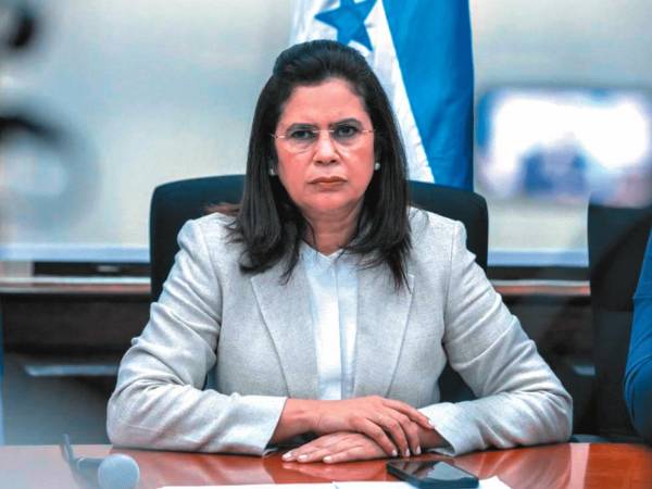 La ministra de Defensa, Rixi Moncada.