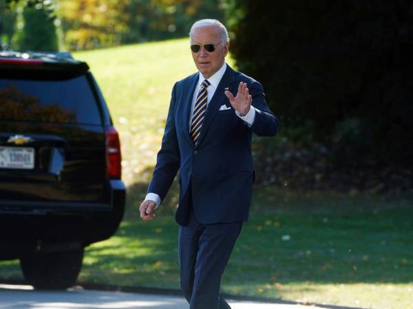 El presidente de Estados Unidos, Joe Biden, votó anticipadamente este lunes 28 de octubre de 2024.