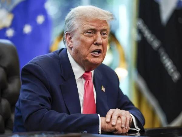 El presidente estadounidense Donald Trump en el Despacho Oval.