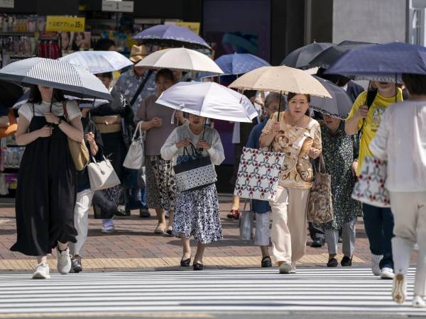 Japón ha sufrido una de las peores olas de calor en su historia. Tokio, en agosto.