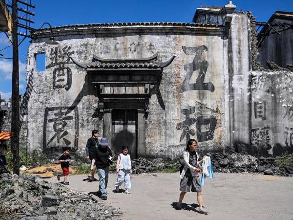 “Dead to Rights” sigue la invasión japonesa de Nanjing, China, en 1937 y la matanza de civiles. Visita al set. (Hector Retamal/Agence France-Presse — Getty Images)