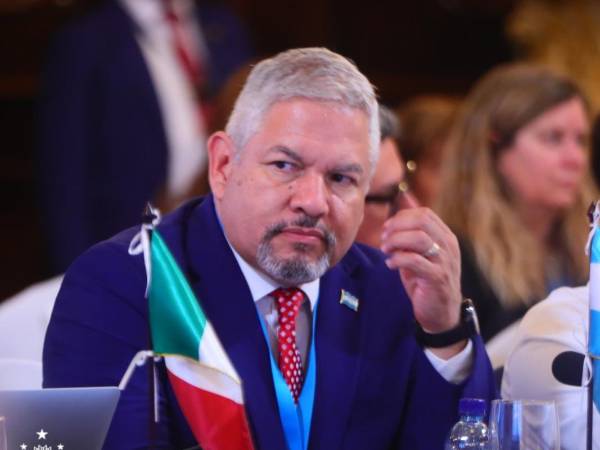 El canciller hondureño, Eduardo Enrique Reina.