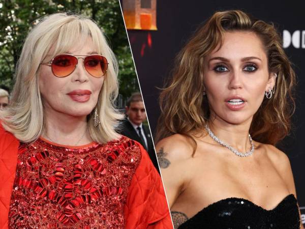 Amanda Lear dijo que no tiene planes de demandar a Miley Cyrus.