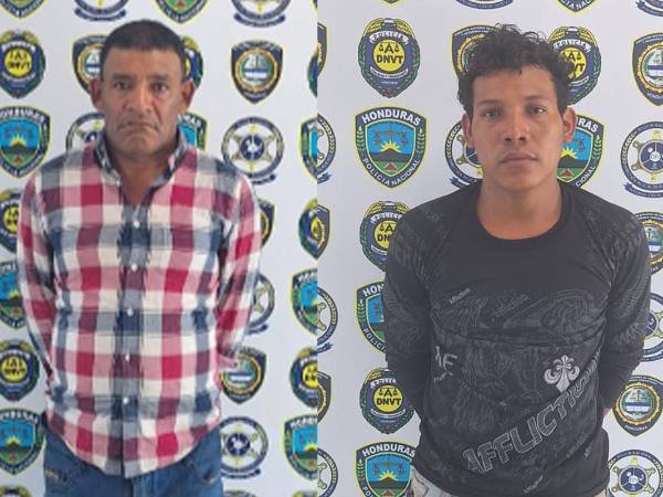 Los detenidos fueron presentados por la Policía.