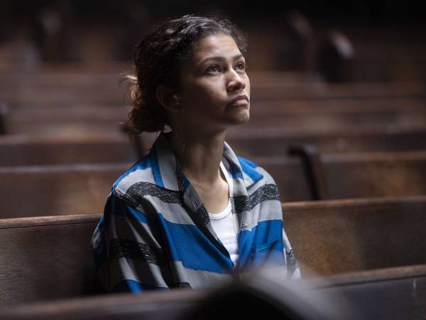 Zendaya en una escena de la tercera temporada de Euphoria.
