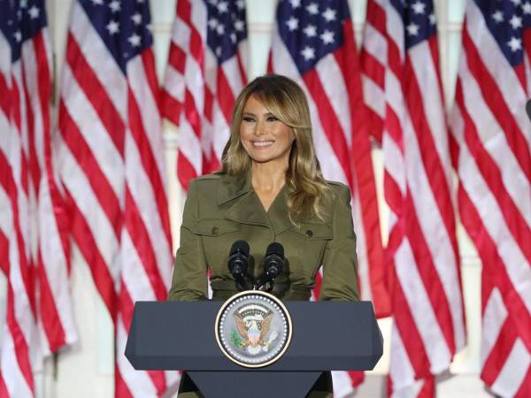 La primera dama de Estados Unidos, Melania Trump.