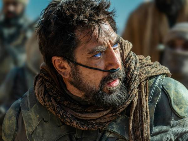 Javier Bardem como Stilgar, un fremen en “Dune: Parte Dos”, basada en la novela “Dune” de Frank Herbert.