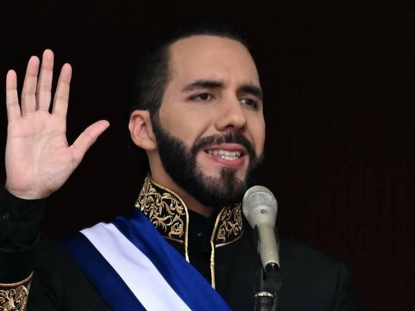 El presidente de El Salvador, Nayib Bukele.