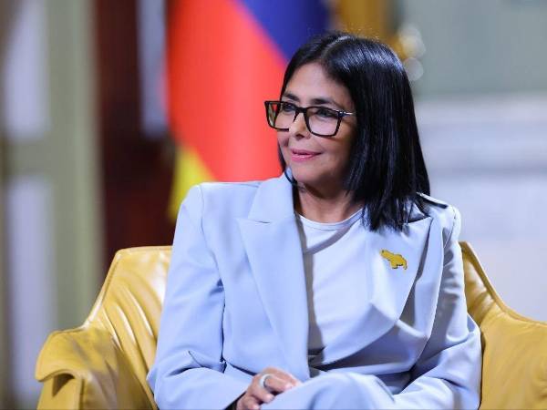 La presidenta interina de <b>Venezuela, Delcy Rodríguez.</b>
