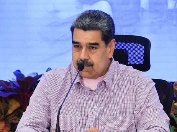 El presidente de Venezuela, Nicolás Maduro, hablando en un acto de gobierno, en una imagen de archivo.