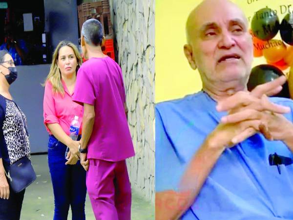 <b>Parientes del doctor José Javier Matute llegaron ayer a reclamar su cuerpo a la morgue.</b>
