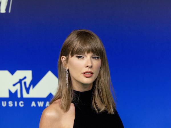 Fotografía de la cantante Taylor Swiften en los premios MTV VMA en el Peacock Theater de Los Angeles, California, USA. EFE//Jill Connelly