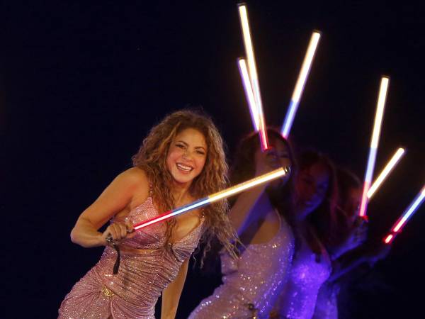 Fotografía de archivo de la cantante colombiana Shakira.