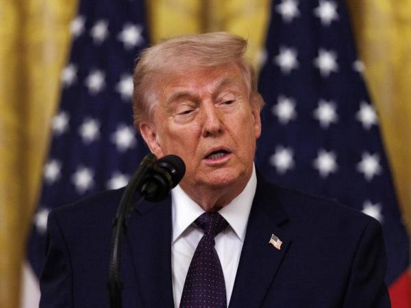 Imagen de archivo del presidente de Estados Unidos, Donald Trump.