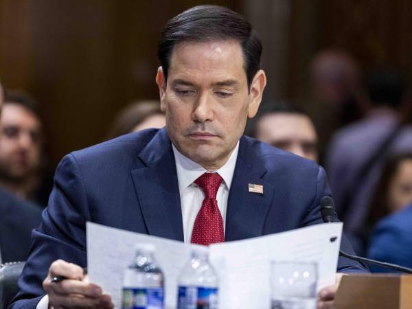 El secretario de Estado estadounidense, Marco Rubio, testifica en el Capitolio en Washington, DC, EE. UU., el 2 de junio de 2026. .