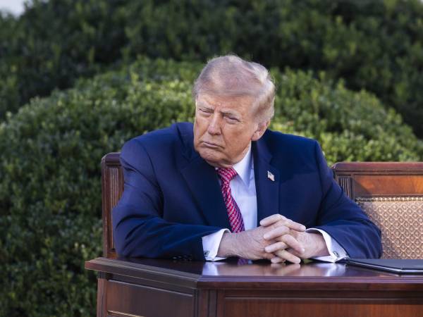 El presidente de Estados Unidos, Donald Trump, en un acto en la Casa Blanca, en Washington (EE.UU.). EFE/EPA/JIM LO SCALZO