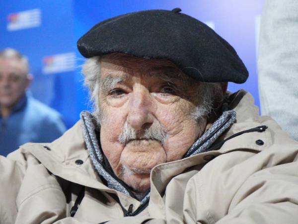 El expresidente de Uruguay José Mujica (2010-2015) en una reunión en Montevideo, la semana pasada.