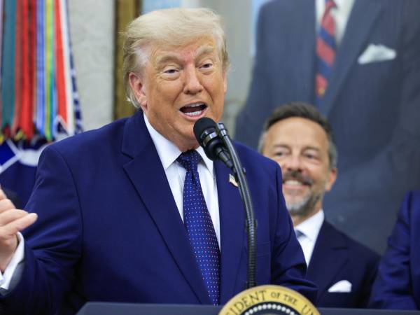 Imagen de archivo de Donald Trump, presidente de Estados Unidos.