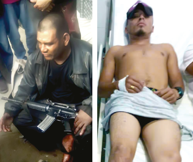 Un guardia detenido y un herido.