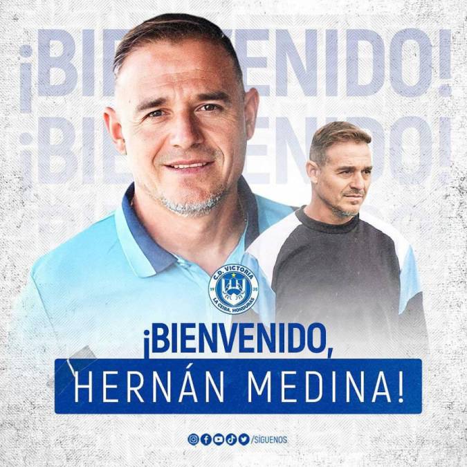 El entrenador Hernán “La Tota” Medina es nuevo director técnico del Victoria . Vuelve al fútbol hondureño en donde ganó un título con Motagua.
